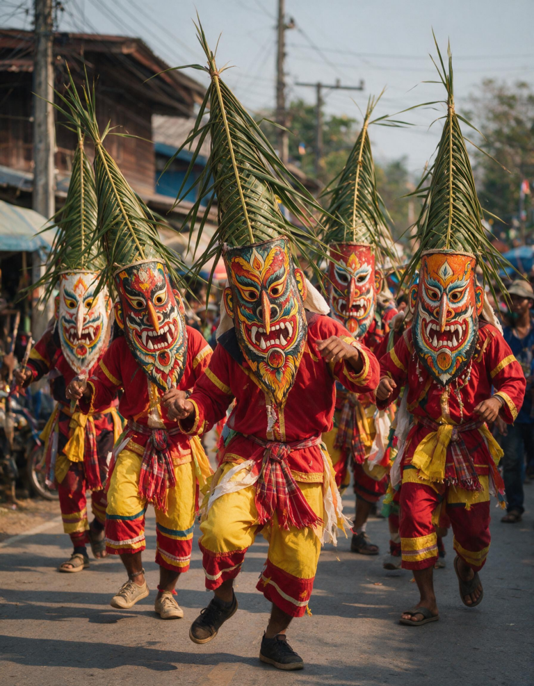 Phi Ta Khon Ghost Festival: Thailand’s Most Bizarre and Colourful Celebration