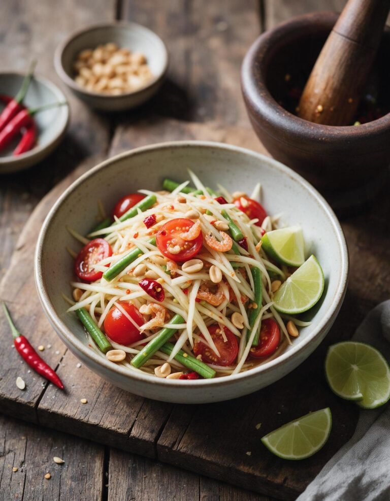 Som Tum: Thailand’s Spicy Green Papaya Salad